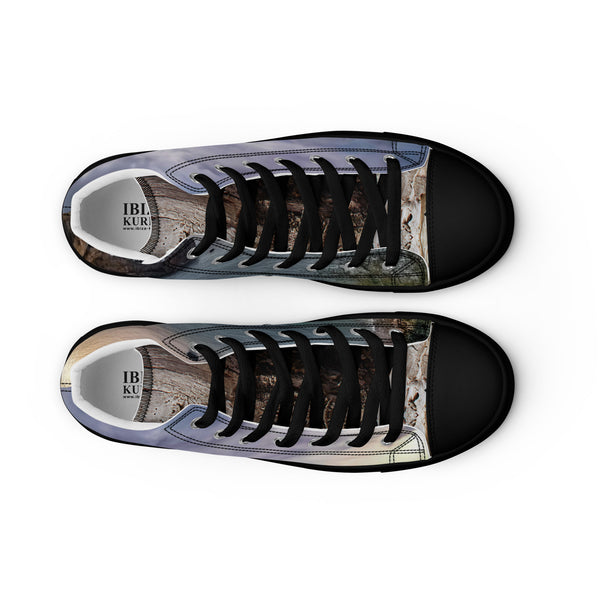 Women’s high top canvas shoes