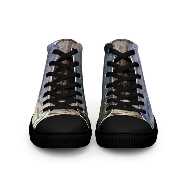 Women’s high top canvas shoes