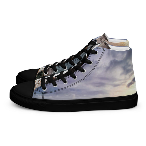 Women’s high top canvas shoes