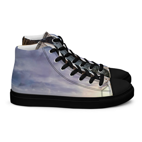 Women’s high top canvas shoes