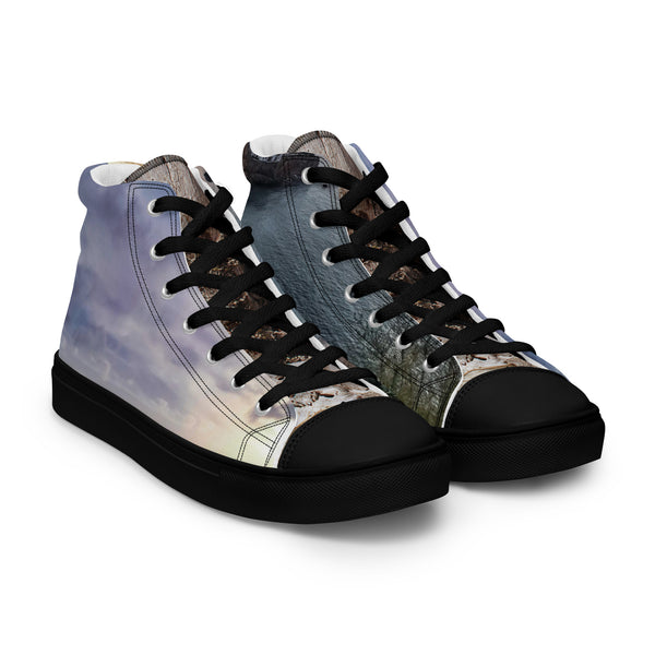 Women’s high top canvas shoes