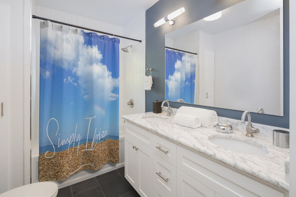 Simply Ibiza - Shower Curtain North