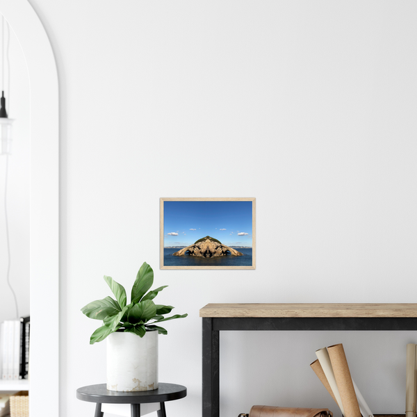ALIEN - Wooden Framed Premium Semi-Glossy Silk Paper Poster (30x40|45x60|70x100)