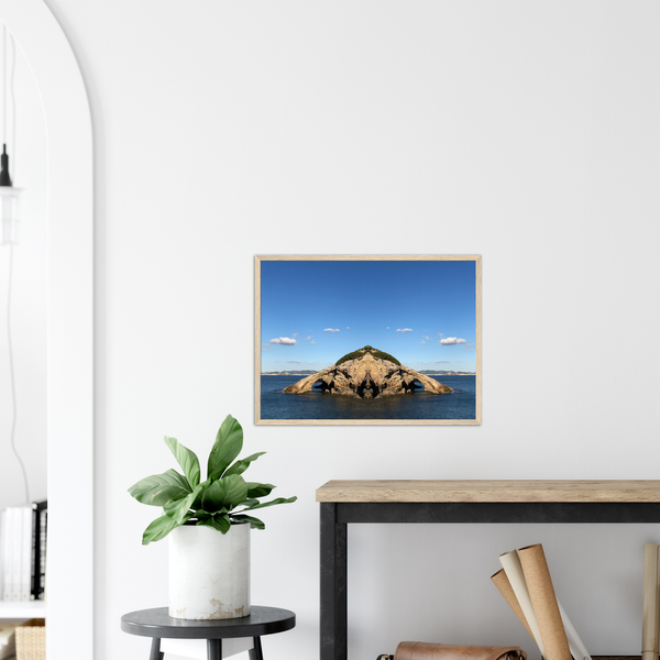 ALIEN - Wooden Framed Premium Semi-Glossy Silk Paper Poster (30x40|45x60|70x100)
