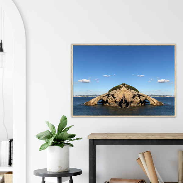 ALIEN - Wooden Framed Premium Semi-Glossy Silk Paper Poster (30x40|45x60|70x100)