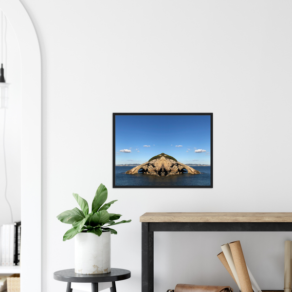 ALIEN - Wooden Framed Premium Semi-Glossy Silk Paper Poster (30x40|45x60|70x100)