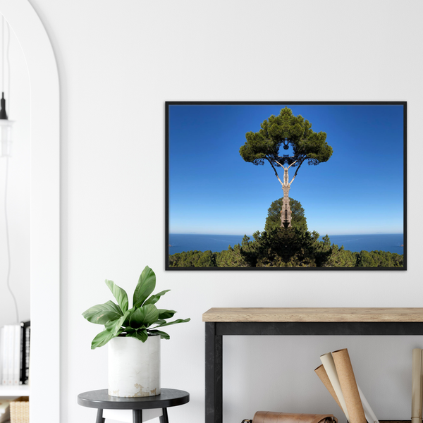GOLGOTHA - Wooden Framed Premium Semi-Glossy Silk Paper Poster (30x40|45x60|70x100)